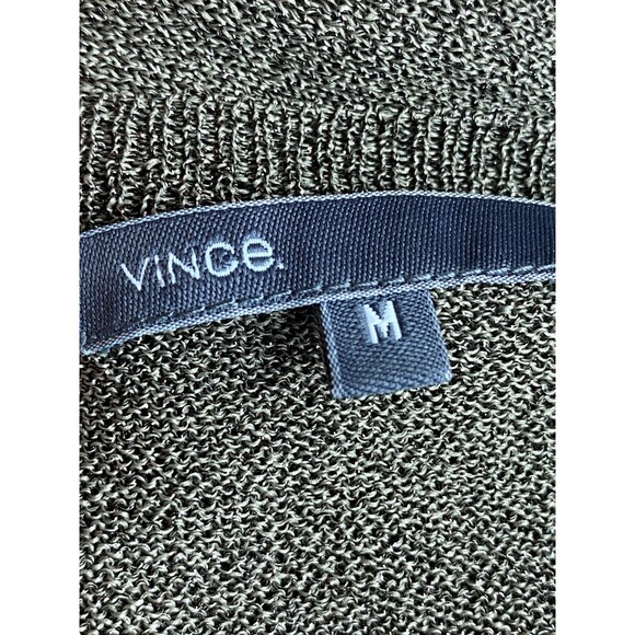 F. Vince Top M Green Dolman Sleeves Blouse Round Neck - Picture 8 of 9